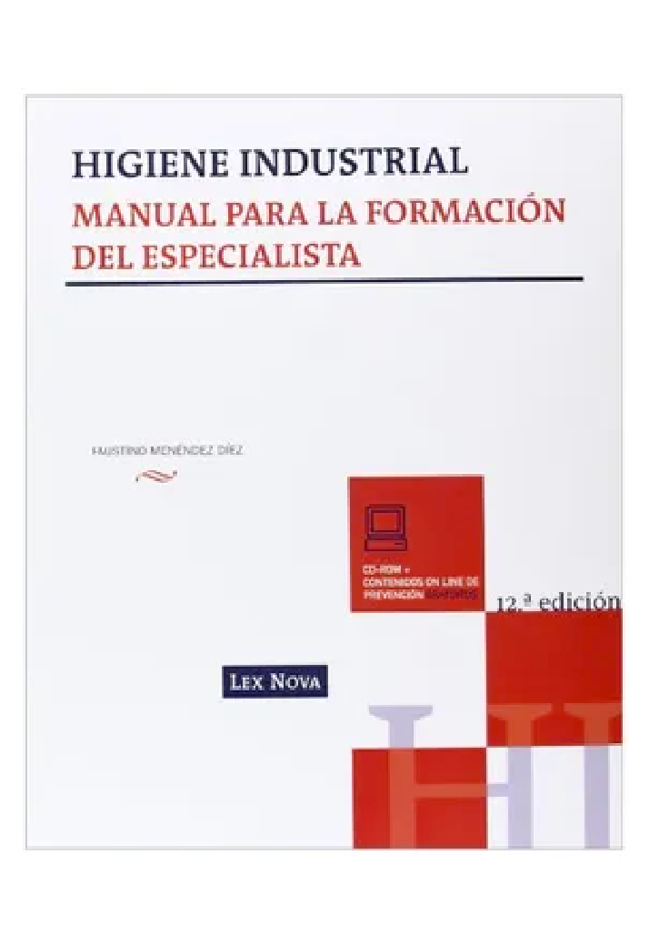Higiene industrial: Manual para la formación del especialista